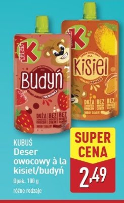 Budyń banan - jabłko - truskawka Kubuś promocja