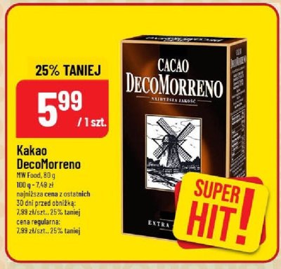 Kakao DecoMorreno MM Food promocja w POLOmarket