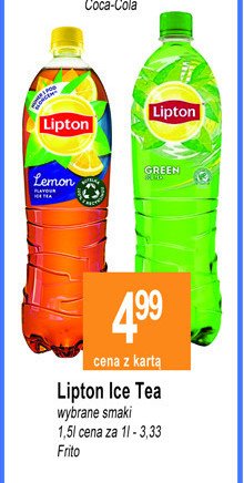 Herbata mrożona lemon Lipton ice tea promocja