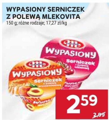 Wypasiony serniczek z polewa Mlekovita różne rodzaje promocja w Stokrotka