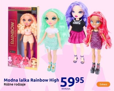Modna lalka Rainbow High Różne rodzaje promocja w Action