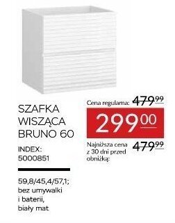 Szafka wisząca BRUNO 60 promocja w Abra Meble