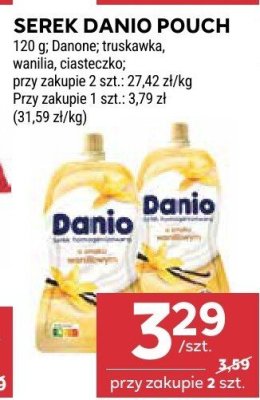 Serek Danio Pouch ciasteczko promocja w Stokrotka