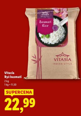 Ryż basmati Vitasia promocja w Lidl