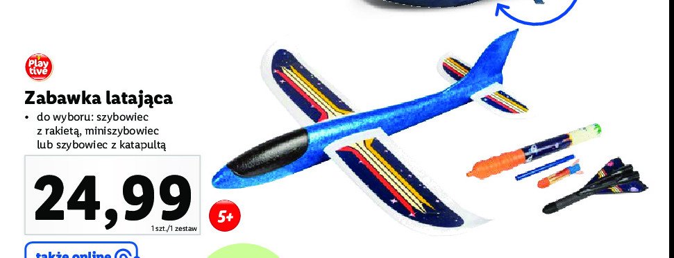 Zabawka latająca szybłowiec PLAY TIVE promocje