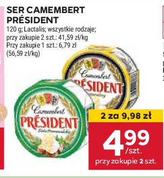 Ser zioła prowansalskie President camembert promocja