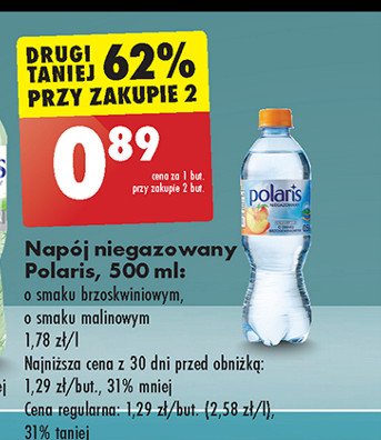 Woda malinowa Polaris promocja