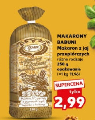 Makaron różne rodzaje 250g promocja w Kaufland