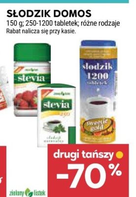 Słodzik Domos tabletki promocja w Stokrotka