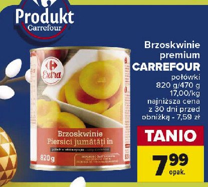 Brzoskwinie Carrefour promocja w Carrefour Market