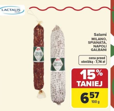 Salami Milano promocja w Carrefour Market
