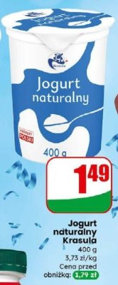 Jogurt naturalny  promocja w Dino