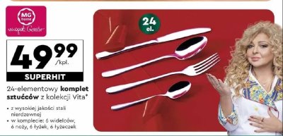 Komplet sztućców vita Mg home promocja