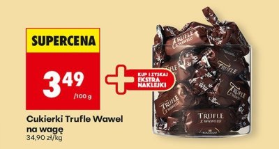 Cukierki Trufle Wawel na wagę promocja w Biedronka