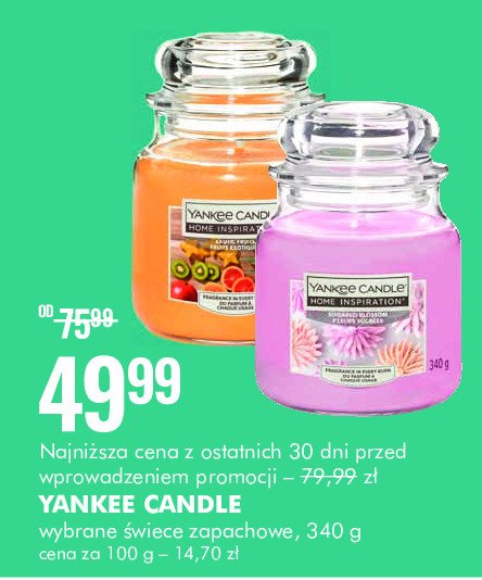 艢wieca zapachowa sugared bloosom Yankee candle home inspiration promocja