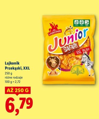 Przekąski, różne rodzaje promocja w Lidl