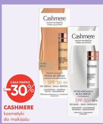 Kosmetyki CASHMERE do makijażu promocja w Super-Pharm