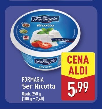 Ser ricotta Formagia promocja