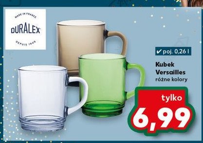 Kubek szklany versailles 260 ml DURALEX promocja