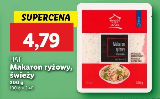 Makaron ryżowy 5 mm House of asia promocja w ABC