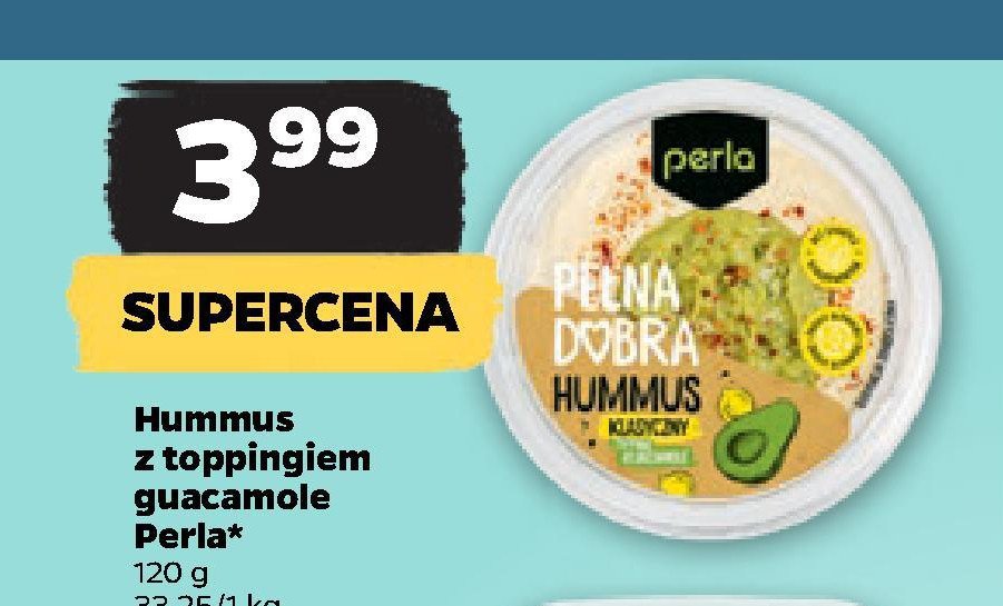 Hummus topping Perla promocja