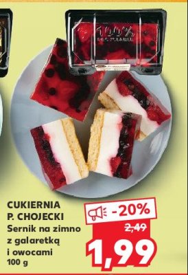 Sernik na zimno Chojecki promocja