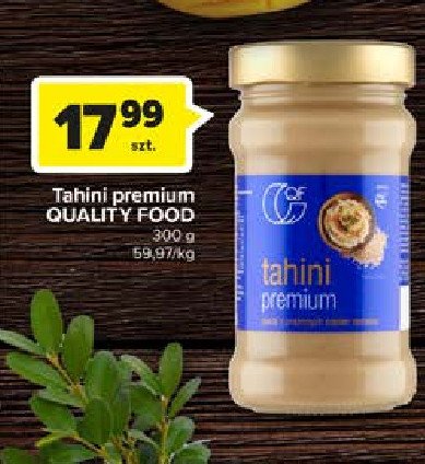 Tahini premium Qf promocja