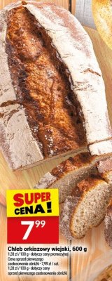 Chleb orkiszowy wiejski promocja w Twój Market