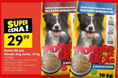 Karma dla psa Wonder Dog 10 kg promocja w Twój Market