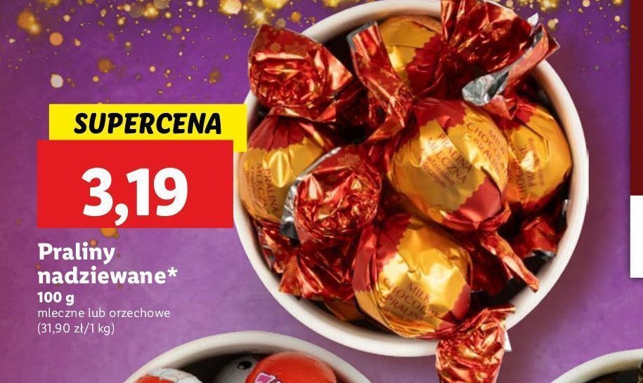 Praliny orzechowe promocja w Lidl