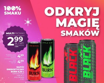 Napój energetyczny Black 0,5 L promocja w Duży Ben
