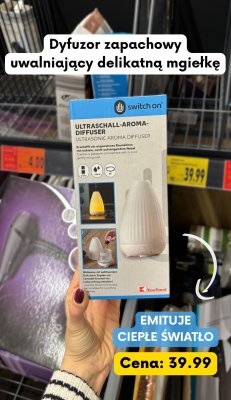 Dyfuzor zapachowy ultradźwiękowy  promocja w Kaufland