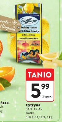 Cytryna SAN LUCAR siatka promocja w Intermarche