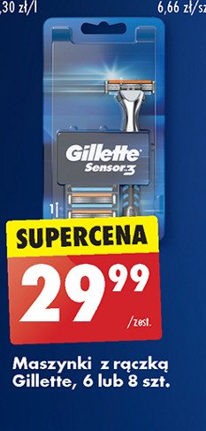 Maszynka do golenia + 7 ostrzy Gillette promocja