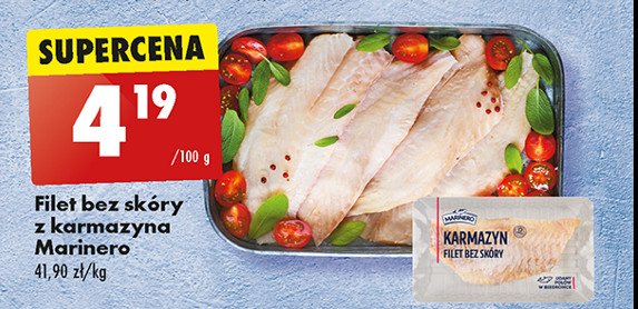 Filet z karmazyna ze skórą Marinero promocja