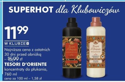 Koncentraty do płukania tkanin promocja w Super-Pharm