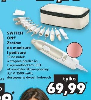 Zestaw do manicure i pedicure Switch on promocja