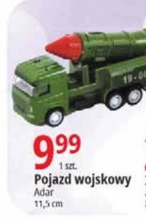 Pojazd wojskowy z lawet膮 i czo艂gami 11.5 cm Adar promocja