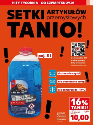 Płyn zimowy do spryskiwaczy szyb i reflektorów 3 l promocja w Kaufland