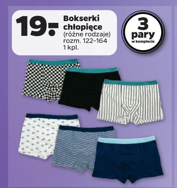 Bokserki chłopięce 122-164 promocja