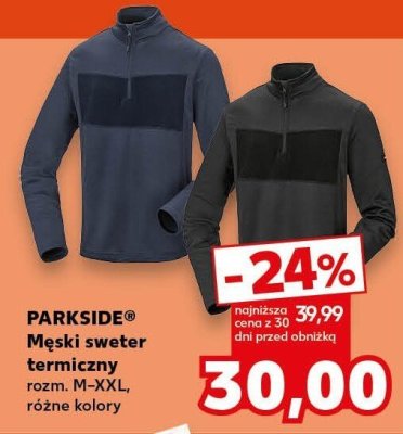 Męski sweter termiczny promocja w Kaufland