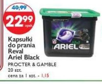 Kapsułki do prania revita black Ariel all in 1 promocja