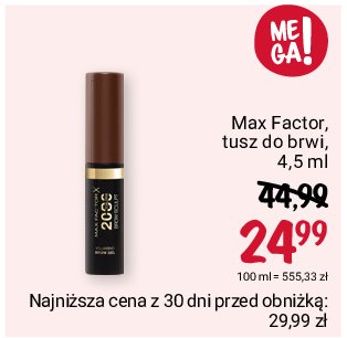Tusz do brwi nr 003 brown MAX FACTOR BROW REVIVAL promocja