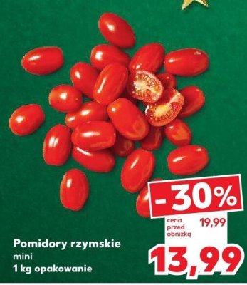 Pomidory rzymskie mini promocja w Kaufland