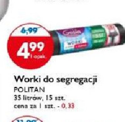 Worki na śmieci 35 l Gosia promocja
