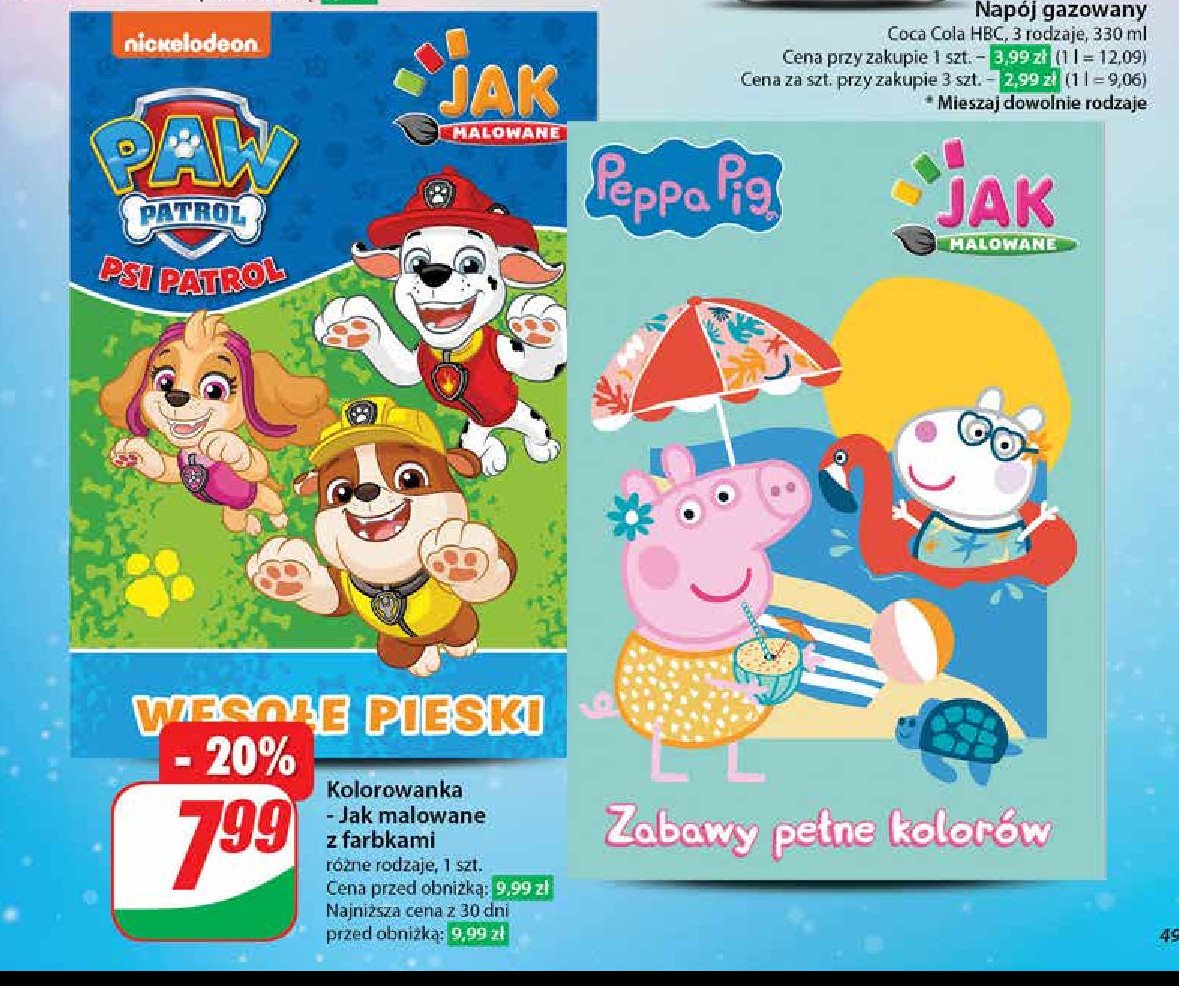 Kolorowanka świnka peppa promocja