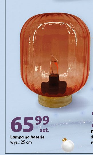 Lampa na baterie 25 cm Actuel promocja w Auchan