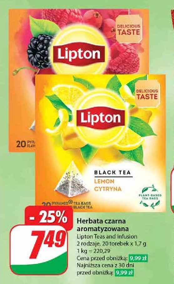 Herbata Lipton citrus promocja