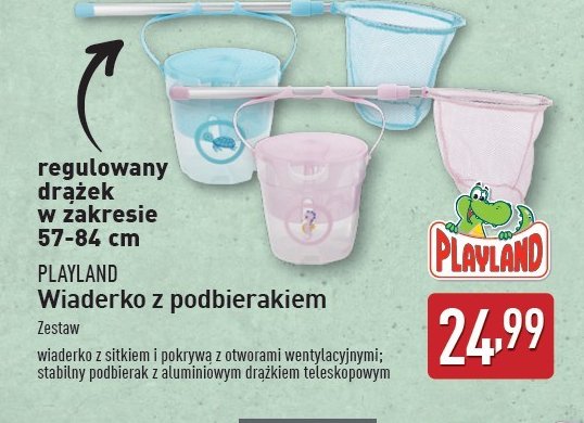 Wiaderko z podbierakiem Playland promocja w Aldi