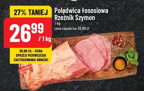 Polędwica łososiowa Rzeźnik szymon poleca promocja w POLOmarket